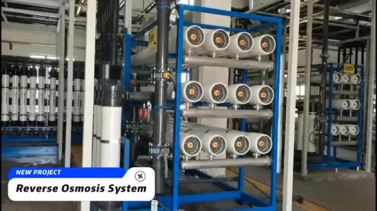 Traitement de l'eau de système d'osmose inverse d'usine de dessalement à grande échelle pour un usage industriel